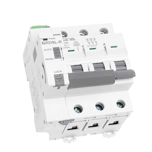 Disjoncteur à fermeture automatique GRD9L-R GYM9 3P 6KA pour rail de guidage