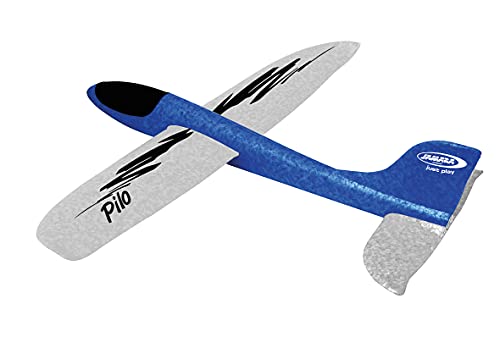 JAMARA 460305 - Pilo Schaumwurfgleiter EPP - 48cm Spannweite, Super leicht, Fast unzerstörbar, Looping, Gleitflug, weiß/blau - Image 6