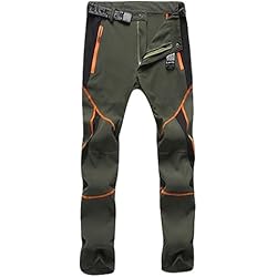 Pantalones Pesca Invierno Pantalones Trekking Hombre Pantalon Senderismo Impermeables Calentar Pantalones De Trabajo Ranspirables para Exteriores Pantalon Montaña Invierno Pantalones De Caza para Elasticos Pantalon Trekking