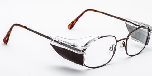 Phillips 320 Lead Glasses - 0.75mm Pb X-Ray Radiation Eye Protection, Adjustable Nose Pads, Leaded Side Shields, Spring Hinges