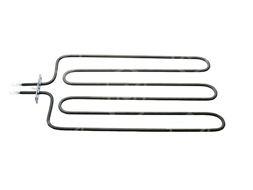 Heizkörper 230V 2000W für Salamander, Toaster Bartscher, Apexa Länge 400mm Breite 200mm Rechteckflansch 70x22mm Lochabstand 56mm mit ø 5mm