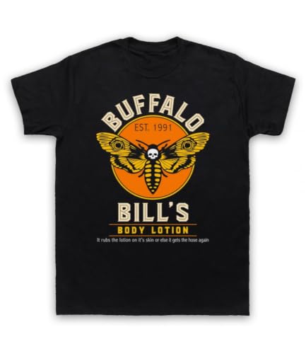 Image of My Icon Art & Clothing Silence Lambs Buffalo Bill's Mens T-Shirt, Black, L