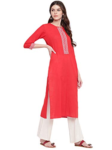 Image of Vbuyz Women Cotton Straight Kurti