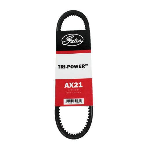 Image of BESTORQ AX21 Cogged V-Belt, Raw Edge X5 EPDM V-Belt, Black, 23 inch Outside Circumference x .51 inch Width x .34 inch Height, Pack of 1