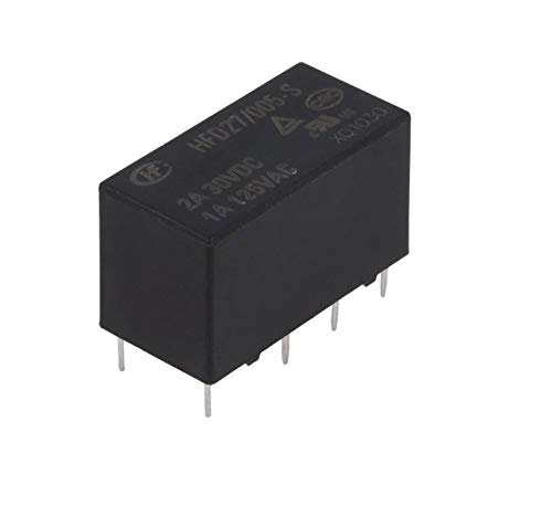 HFD27/005-S - 5V 2A DPDT Relay PCB Mount - Hongfa (B08P1DD2K5) Amazon Price History, Amazon Price Tracker