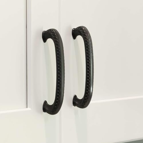 Tiradores de gabinete tradicionales Modket Ravenna, bronce aceitado de 5 pulgadas, pack de 10 4