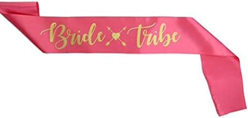 Miniatura 5 de CoolerthingsDG, con 8 bandas para despedida de soltera, 1 banda blanca para novia, 7 bandas rosadas para niñas, despedidas de soltera, despedidas de