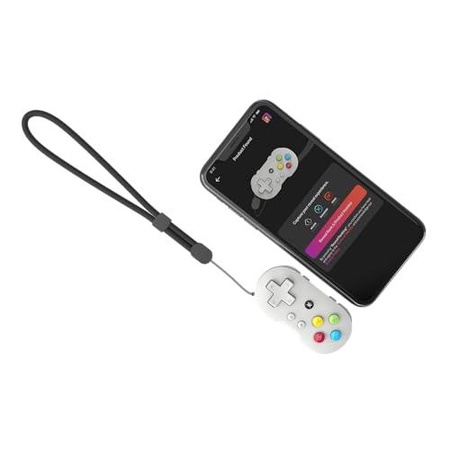 Image of CRKD ATOM - Collectible Keychain Controller for Nintendo Switch, PC, Mac, Mobile and Smart TV (PAL Grey)