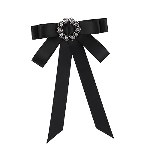 Broche bowknot en strass idéale sur une cape pour les soirées