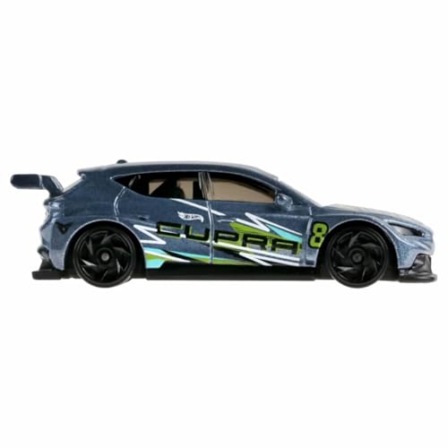 Hot Wheels Cupra e-Racer Nightspeed 5/10 Escala 1:64 Gris miniatura 4