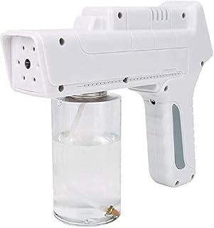 Pest control AtomizerSterilization Sprayer Portable Nano Disinfectant Spray Gun, Wireless Electric Atomizer Nano Sprayer Light Blue Sterilization Disinfection Steam Spray Gun Nozzle, Suitable for Indo