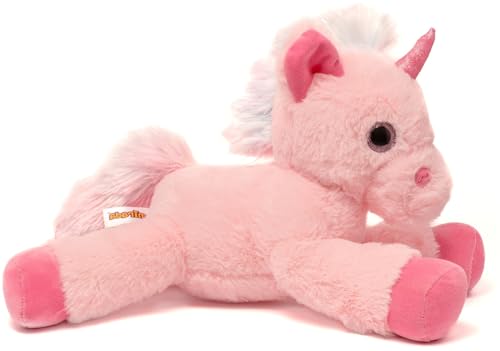 Image of Mirada Pink Unicorn Soft Toy - 45cm | Super Soft Floppy Plush with Glittery Horn & Sparkling Details | Adorable Stuffed Animal Toy for Kids & Girls Room Decor