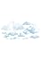 Beistle 52067 Printed Cloud Props, 3.75" - 39.75", Pack of 24