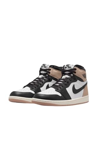 Jordan Women's 1 Retro HI OG Black/Legend MD Brown-White (FD2596 021) (Black/Legend Md Brown-White, US Footwear Size System, Adult, Women, Numeric, Medium, 5.5)3