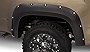 Bushwacker Pocket/Rivet Style Front & Rear Fender Flares | 4-Piece Set, Black, Smooth Finish | 40971-02 | Fits 2015-2020 GMC Canyon w/ 5.1' Bed (Excludes ZR2 Models)