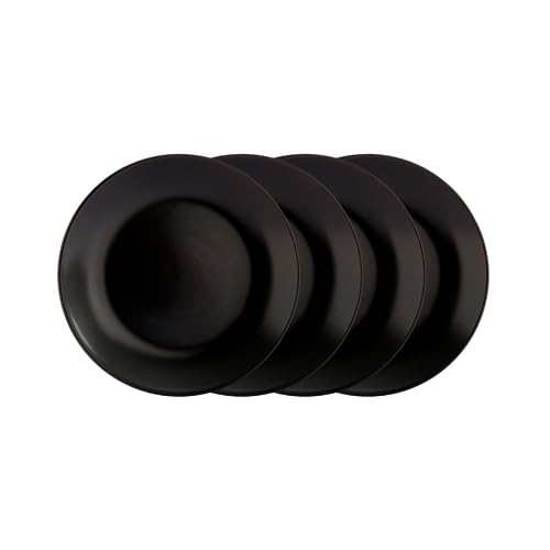 Consejos para Comprar Vidrio crown - solo los mejores. 41 Le Bonne Table by Crown Baccara - Juego de 4 Platos para Ensalada, Postre de Cerámica