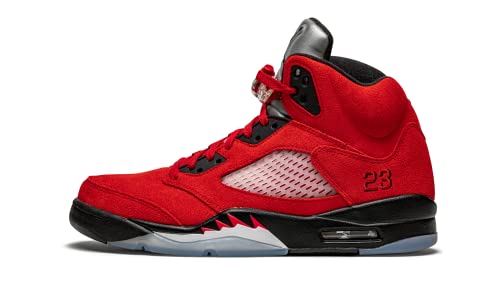 Nike Men's Air Jordan 5 Retro Raging Bull 2021', Varsity Red/Black/White, 18