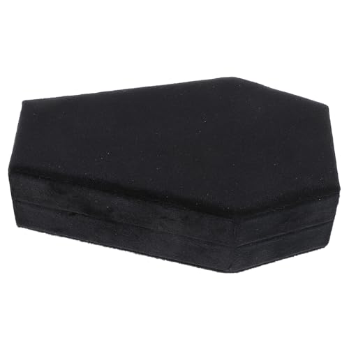 Boîte à bijoux cercueil velours compacte et protectrice pour bagues