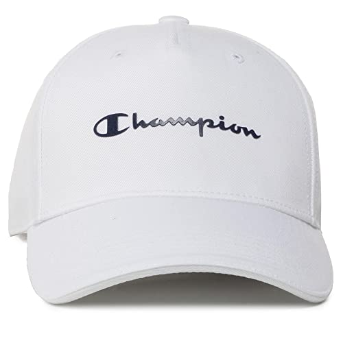 Champion Unisex Lifestyle Caps-800380 Baseballkappe, Weiß (WW001), One...