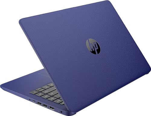 Image of HP Lightweight 14 inch Laptop for Students Home. Celeron N4120(up to 2.1GHz), 4GB RAM 64GB eMMC 1yr Office 365 USB-C HDMI, Quiet, Fanless, Budget-Friendly for Daily Tasks.