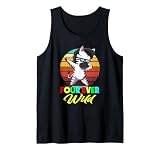 Rebaño Libertad Estepa Sabana Dabbing Cebra Fourever Wild Camiseta sin Mangas