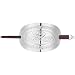 Lurrose Vintage Viking Hair Pin Celtic Hair Clips Oval Metal Hair Slide Clip with Hair Stick