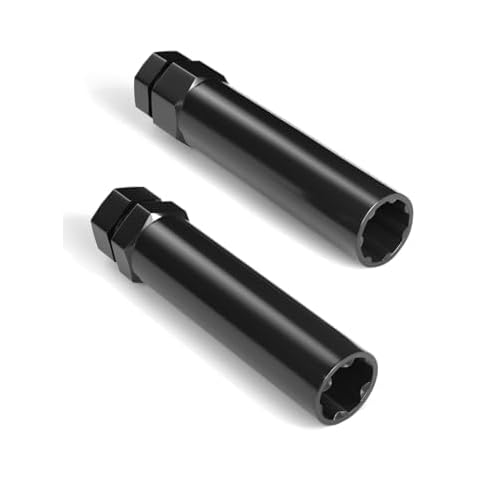 AUTOPTIM 6 & 7 Spline Lug Nut Socket Key, Aftermarket Wheel Lock Tool Kit for Easy Installation and Removal of for 6 & 7 Points Aftermarket Wheels Lock Nuts Drive Tuner (Pack 2) Cover