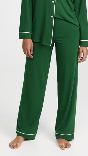 Image of Eberjey Gisele Classic Women's Pajama Set | Long Sleeve Shirt + Long Pants