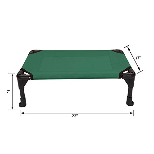 Veehoo Cooling Elevated Dog Bed, Portable Raised Pet Cot with Washable & Breathable Mesh, No-Slip Rubber Feet for Indoor… - Image 4