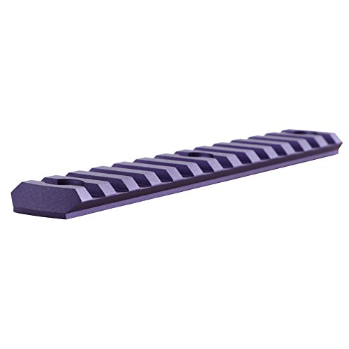 TuFok Mlok Picatinny Rail Section - Low Profile M-lok Rail (13-Slot,Aluminum) (13-Slot Purple)