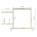 Jangker Tufting Frame for Rug Making - Large 27.5'' Rug Making Kit with Carpet Tack Strip