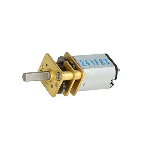 Moteur DC 6V 298:1 avec double arbre de transmission pour couple optimisé