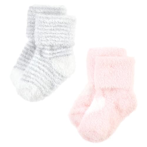 Image of Hudson Baby Baby 8-pack Cotton Rich Newborn and Terry Socks