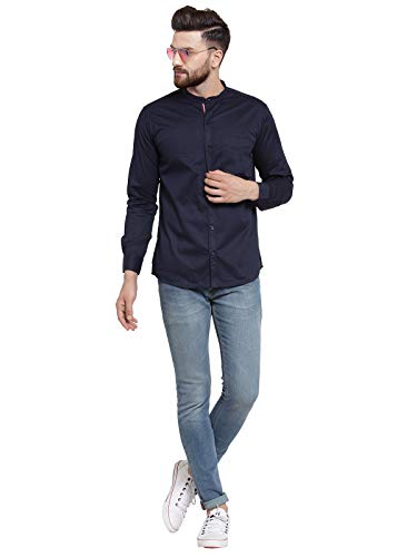 Image of Ben Martin Men's Cotton Solid Regular Fit Casual Shirt-(Bm-Chn-Sht)