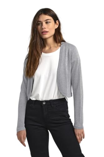 KAFFE Bolero KAankra Damen Bolero Festlich Jäckchen mit Langarm Kurze...