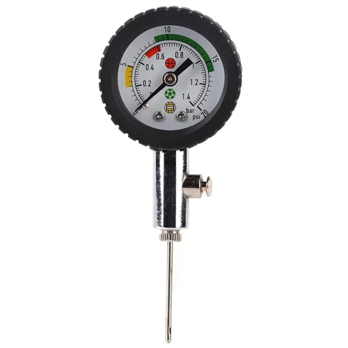 Cyrank Luftdruckmesser Fußball Bälle, Ballpumpen Ball...