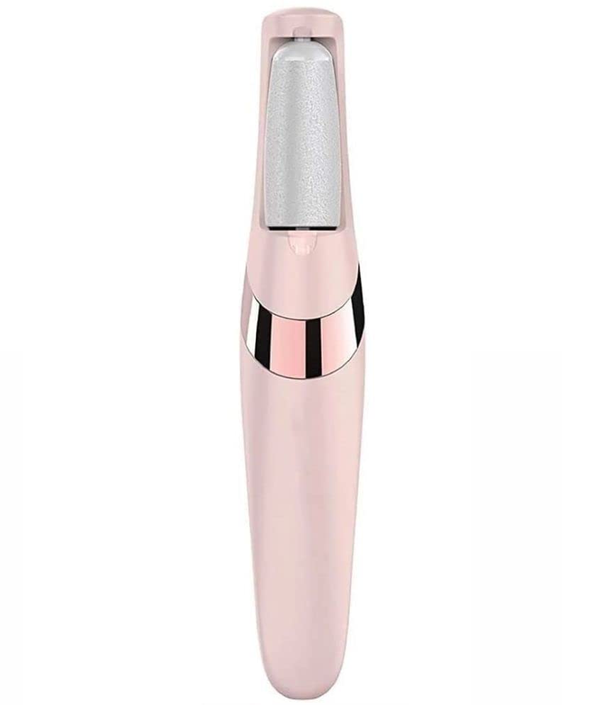 Bhavyam callus remover for feet electronic foot scrubber for dead skin rechargeable callus & dead skin remover with roller heads feet care products for women men(Multicolour)