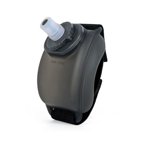 水筒 スポーツ マグカップ 携帯水筒 スポーツ フィットネス 水筒 手首 水筒 アウトドア ランニング サイクリング 登山 携帯水筒 (Grey)