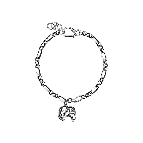 Bracelet de charme d'éléphant style bohème pour vos sorties d'été