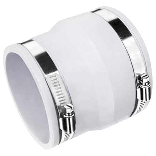 Round To Oval Duct Connector With Steel Clamp For Recessed Dryer Exhaust Tube Vent Ventilation Hose Connector