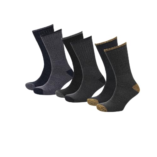 Chaussettes montantes homme A2Z lot de 6 paires confortables et respirantes pour le travail