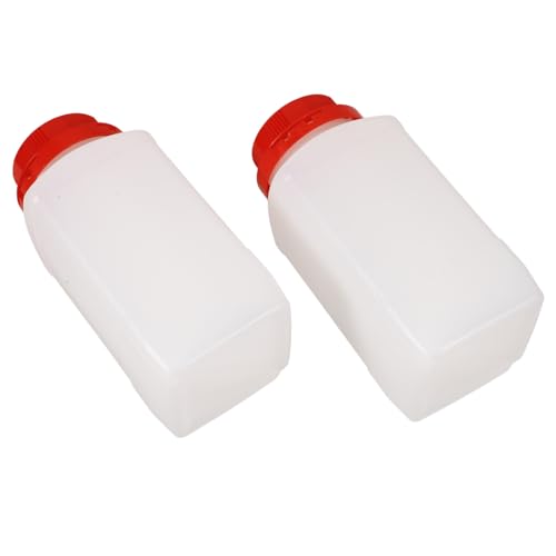 ERINGOGO 1000ml Lab Plastic Reagent Bottle 2 Empty Medicine Bottles Secure Caps