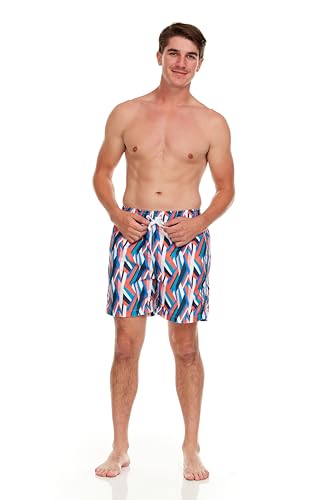 Image of Kanu Surf Men's Troy Stripe Swim Trunks