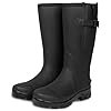 Lakeland Active Men's Helton Neoprene Lined Adjustable Wellington Boots - Black - 10 UK #4