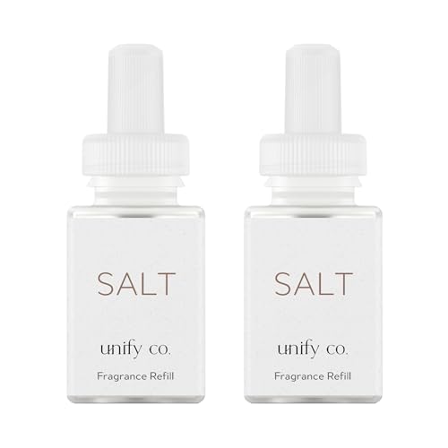 Pura & Unify Co. Home Scent Refill - Smart Air Diffuser - Up to 120-Hours of Luxury Fragrance per Refill - Home Essential - Clean & Safe Diffuser Fragrance - 2 Pack