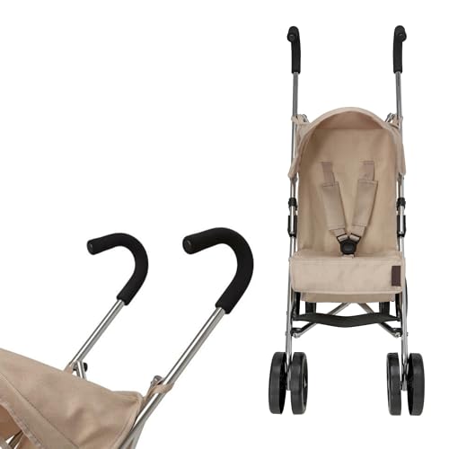 Celuna Premium Junior Stroller | Children's Pram in Grey & Black | Baby Doll Toy Umbrella Fold | Role Play Dolls Buggy Pushchair | 3+ - Image 5