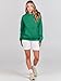 ANRABESS Women Hoodies Oversized Fleece Long Sleeve Comfy Casual Basic Pullover Sweatshirts 2025 Fall Outfits Y2K Clothes Medium Green Small