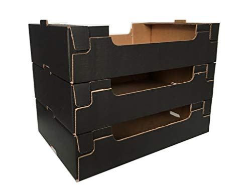 SCATOLA 60 x 40 x 14 CASSETTA IN CARTONE ONDULATO PER FRUTTA ORTOFRUTTA TARA 550gr RESISTENTE E IMPILABILE (9)