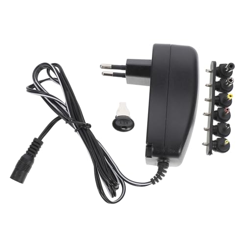 jojofuny Adaptateur d'alimentation 3-12v Réglable 30w USB 2.1a Plastique Ignifuge Protection Surtension pour Routeur Et Appareils Électroniques Blanc