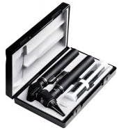 Riester Ri-Mini Otoscope/Ophthalmoscope Kit, Halogen 2.5 V, Black